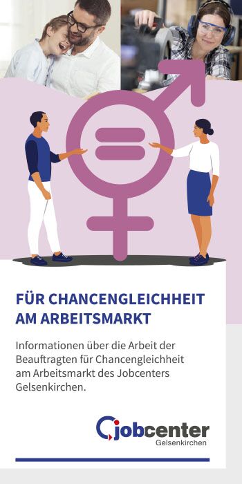 Titelbild Info Flyer Chancengleichheit am Arbeitsmarkt Titelbild Info Flyer Chancengleichheit am Arbeitsmarkt
